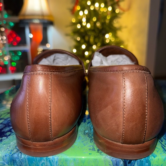Coach Tanner Leather Loafers Saddle Brown Size 11D (CS020) (NIB) - Picture 8 of 13